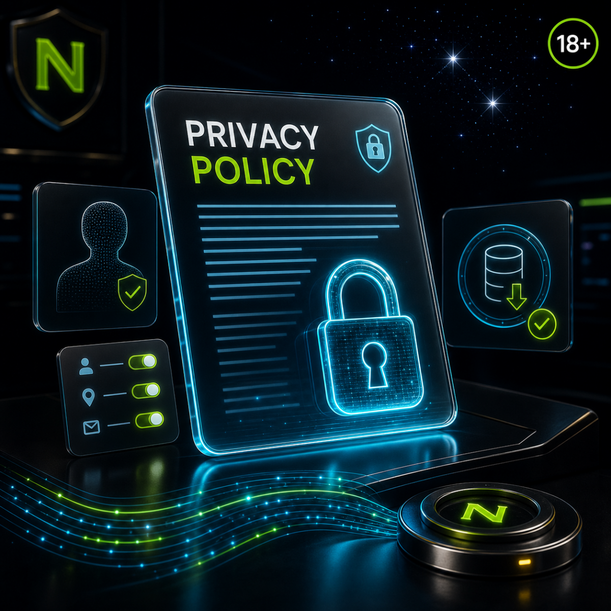 Neospin privacy and account data protection